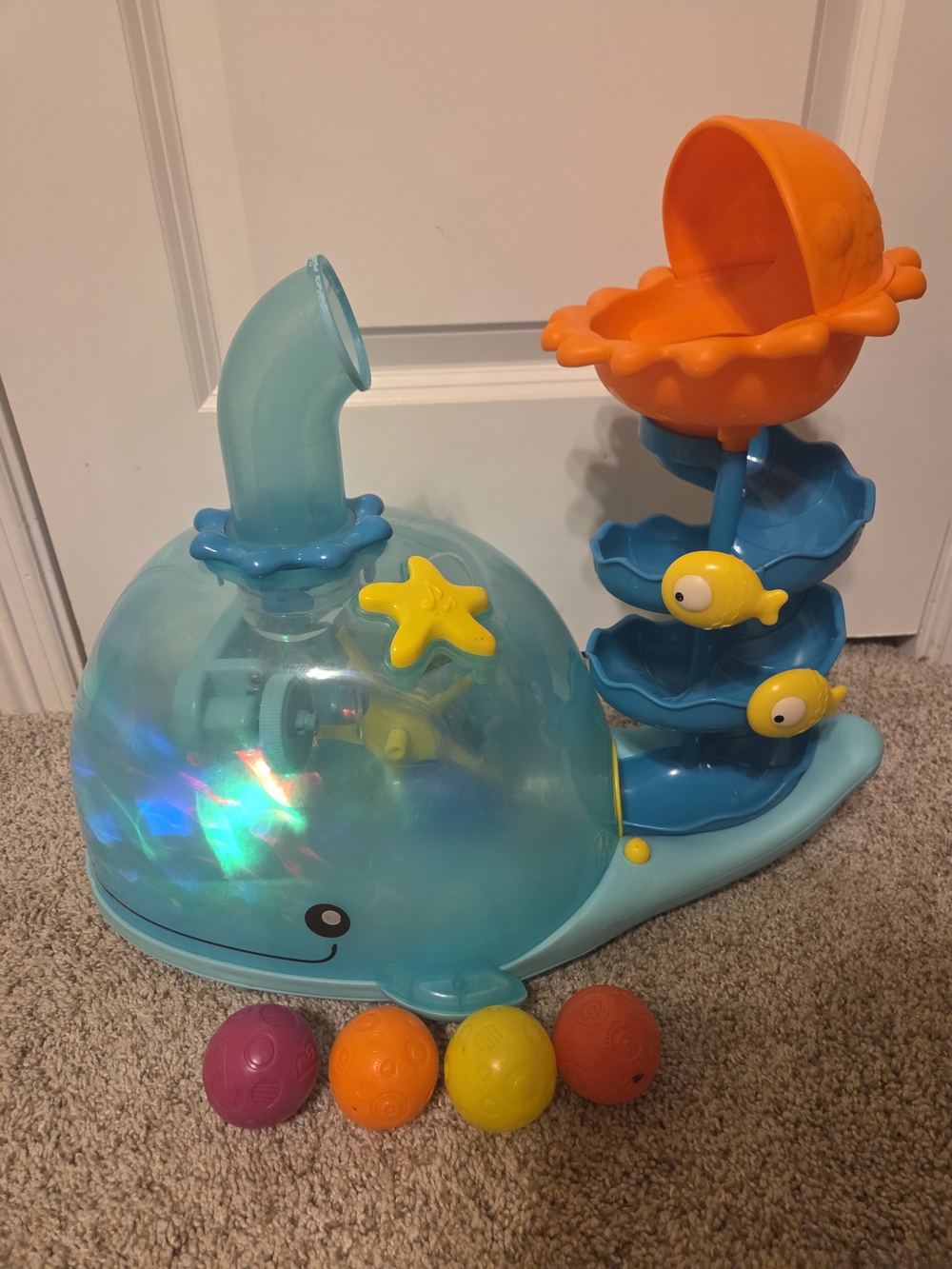 B. Toys Whale Poppity Pop Light-Up Musical Ball Popper